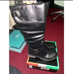 Black Knee High Boots